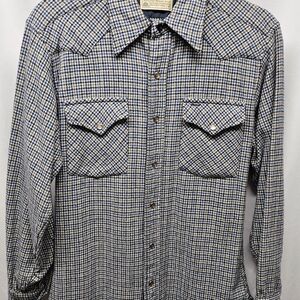 Pendleton Black and White Checkered Button Down Shirt
